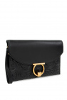 FERRAGAMO BLACK ‘Margot’ hand bag