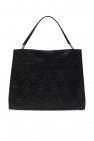 FERRAGAMO BLACK Gancini hand bag