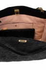 FERRAGAMO BLACK Gancini hand bag