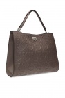 FERRAGAMO BROWN Hand bag with logo