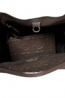FERRAGAMO BROWN Hand bag with logo
