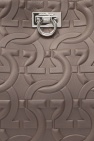 FERRAGAMO BROWN Hand bag with logo