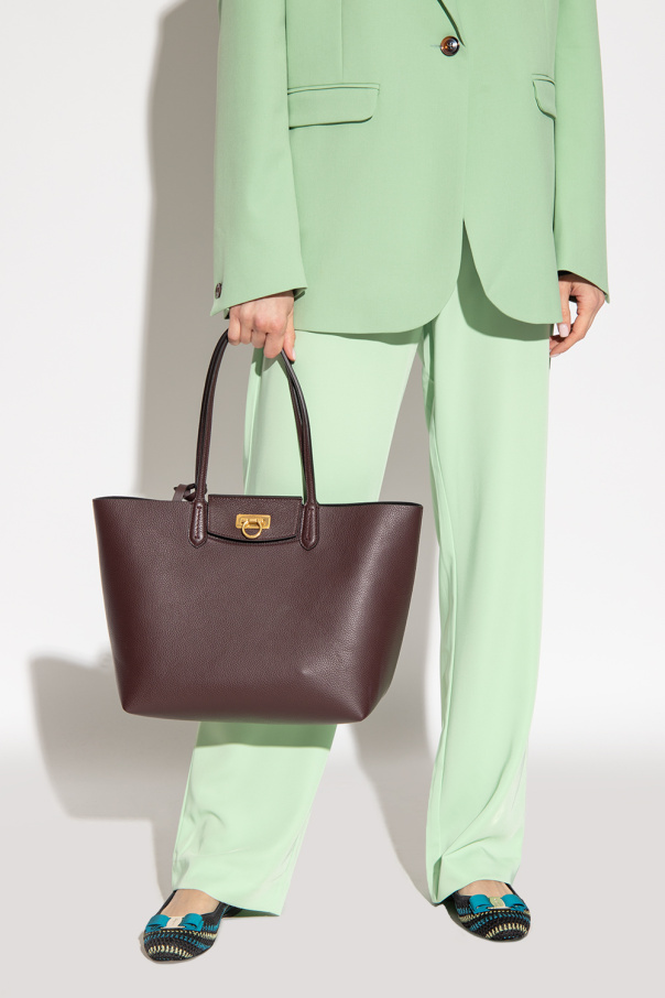 Salvatore Ferragamo Leather shopper bag