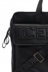 Iceberg faux-leather band messenger bag