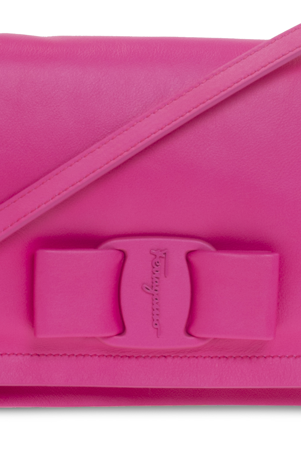 Salvatore Ferragamo Viva Bow Mini Crossbody Bag - Hot Pink for Women