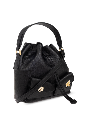 FERRAGAMO Leather bucket shoulder bag