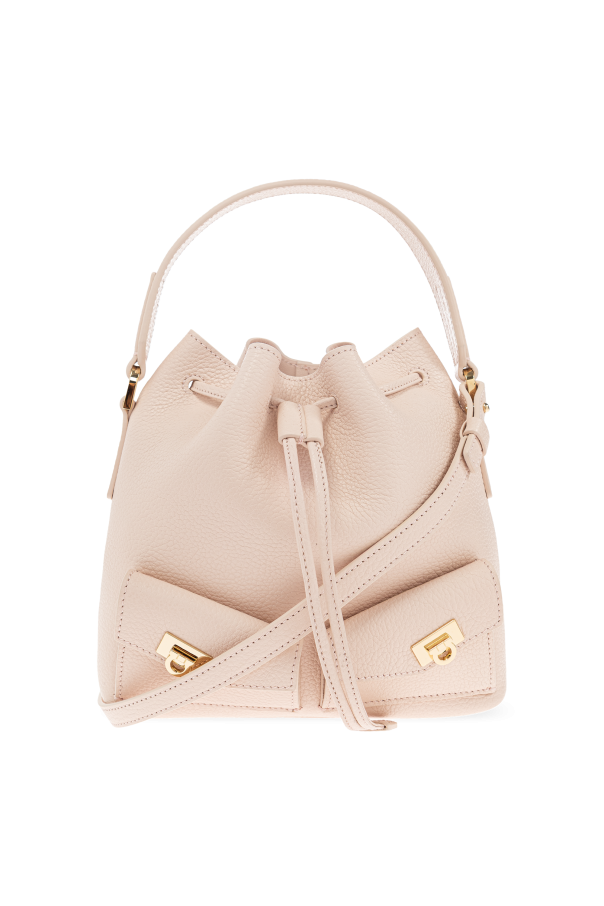 Leather shoulder bag, bucket style, zdjęcie 1 Leather shoulder bag, bucket style od FERRAGAMO