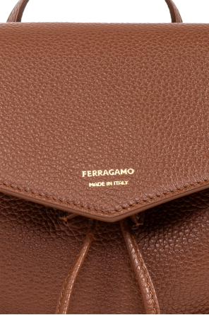 FERRAGAMO Skórzany plecak