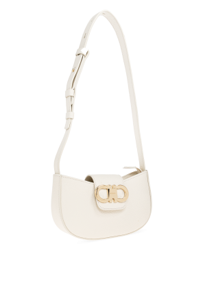 FERRAGAMO Bolso de hombro `Double Gancini Mini`
