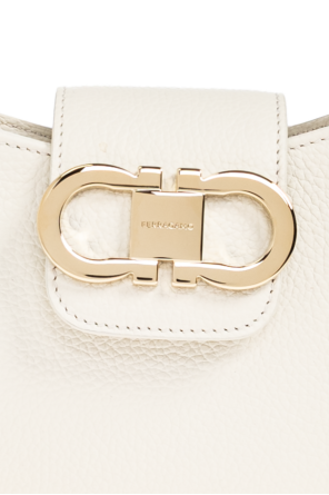 FERRAGAMO Bolso de hombro `Double Gancini Mini`