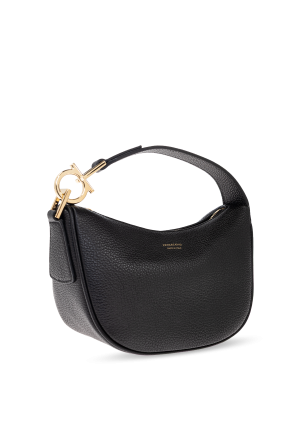 FERRAGAMO Skórzana torba do ręki