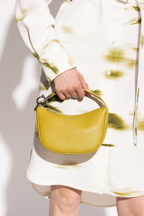 FERRAGAMO Skórzana torba do ręki