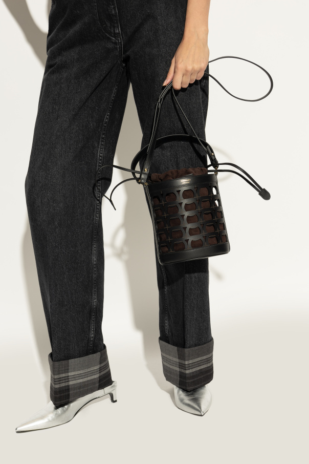 FERRAGAMO Handtasche vom Typ „Bucket“