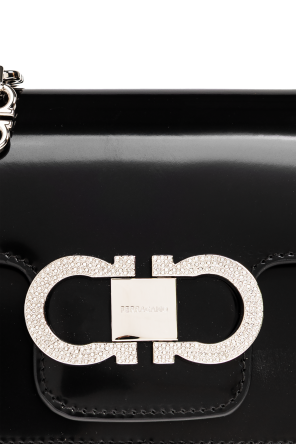 FERRAGAMO Cartera de cuero tipo sobre