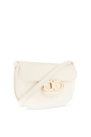 FERRAGAMO Skórzana torba na ramię