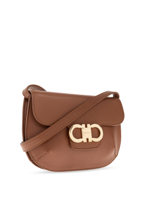 FERRAGAMO Skórzana torba na ramię