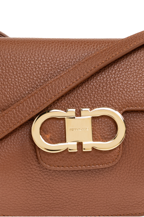 FERRAGAMO Skórzana torba na ramię