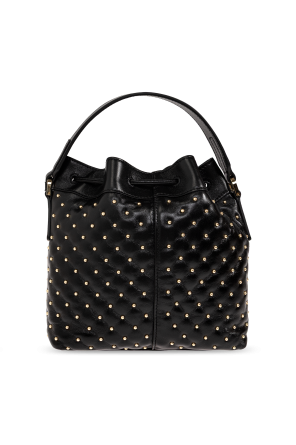 FERRAGAMO Kožená taška „Drawstring“