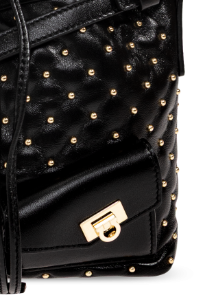 FERRAGAMO Kožená taška „Drawstring“