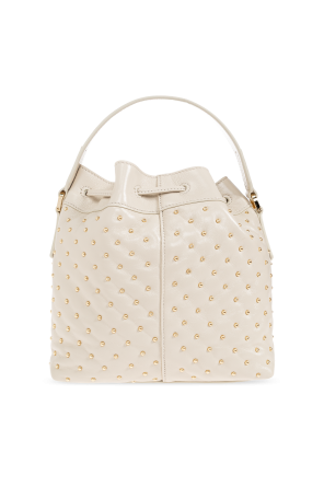 FERRAGAMO Kožená taška „Drawstring“