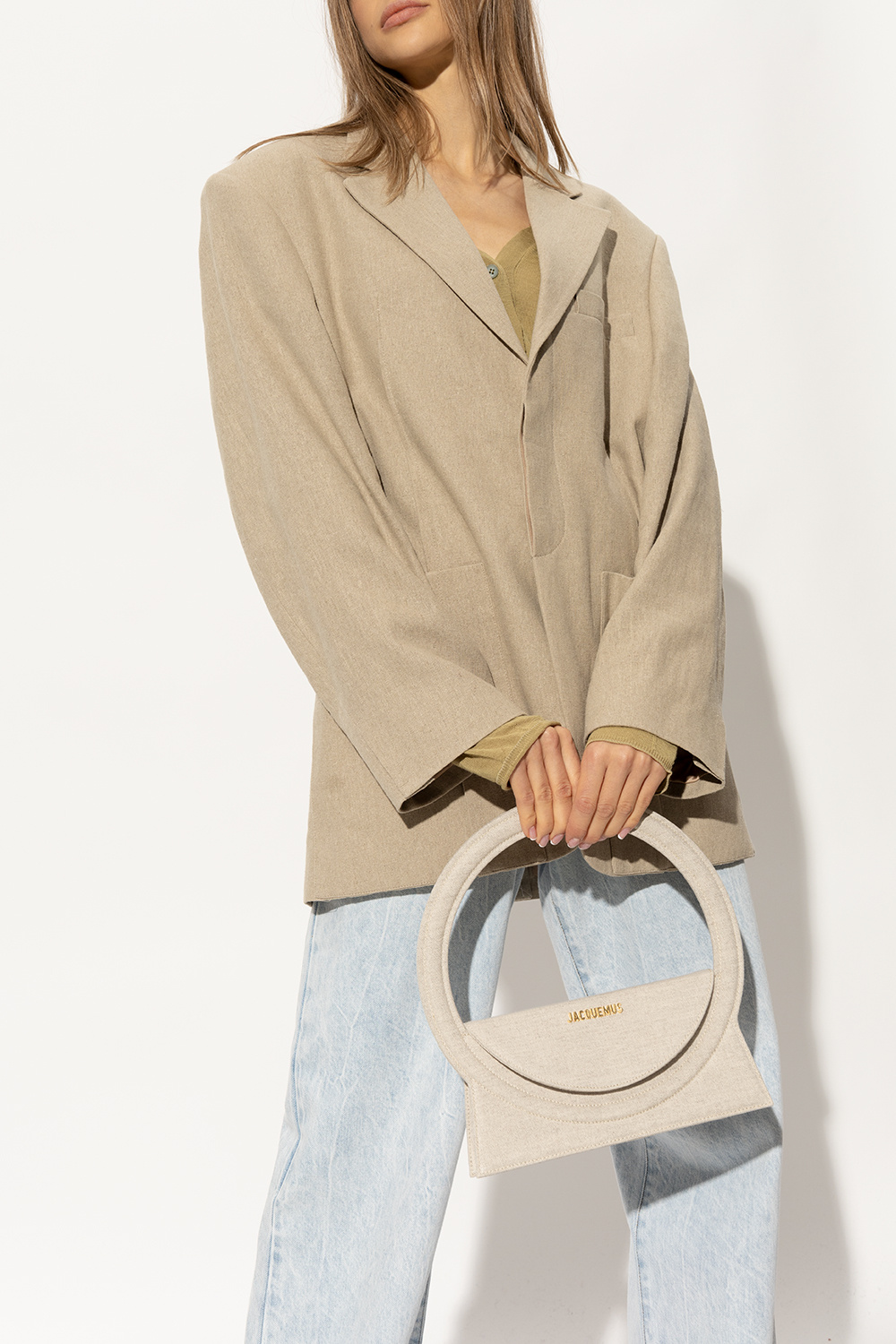 Jacquemus ‘Le Sac Rond’ shoulder Fabric bag