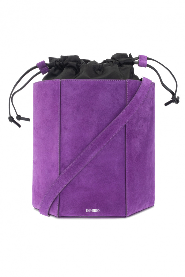 The Attico ‘11AM’ shopper geometric-panel bag