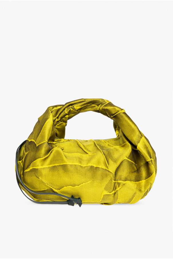 Alexander McQueen skull-print leather clutch bag Nero Handbag