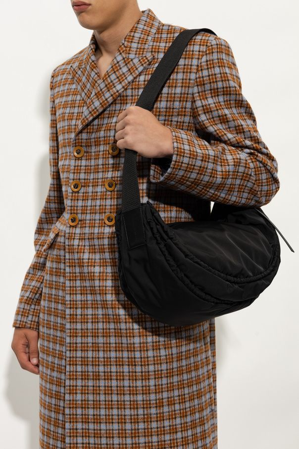 Dries Van Noten Shoulder tote bag with logo patch