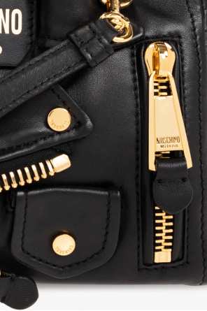 Moschino ‘Biker Small’ leather shoulder bag