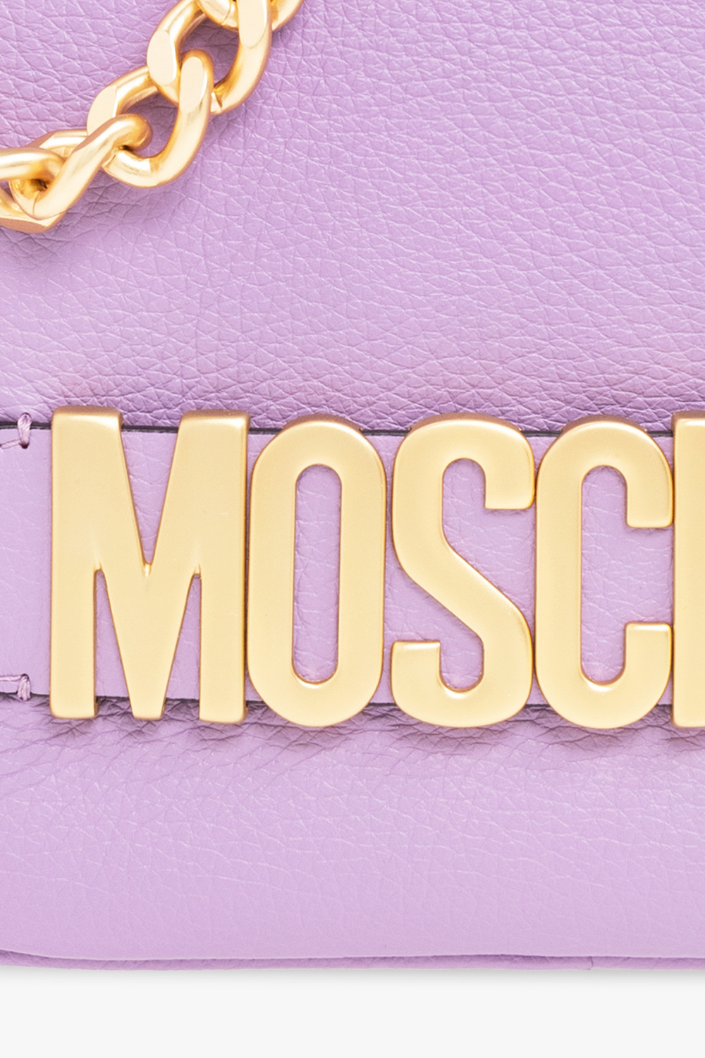 Moschino tote med satin-finish