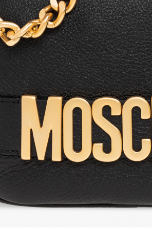 Moschino Leather shoulder green bag