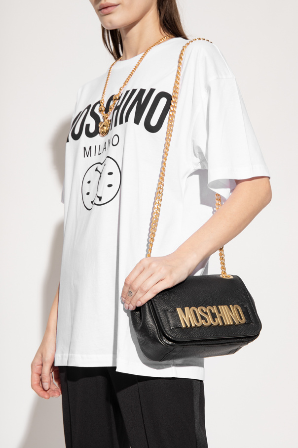 Moschino Fleming Small quilted shoulder bag