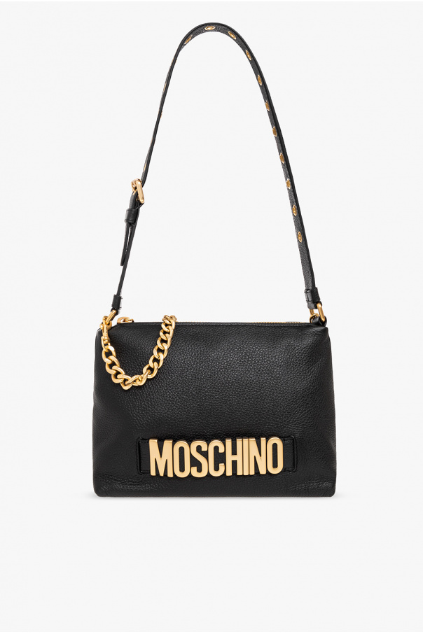 Moschino Leather shoulder Tara bag