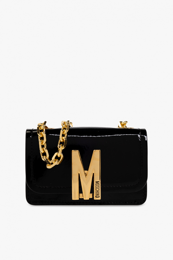 Moschino Leather shoulder Check bag