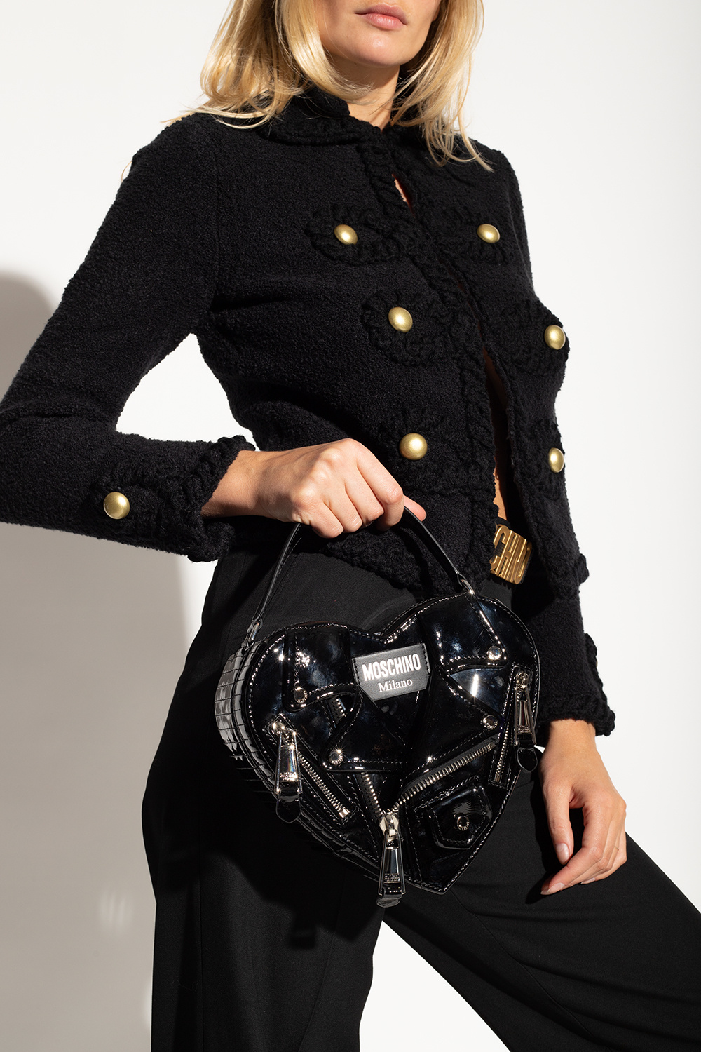 Moschino Leather heart-shaped bag