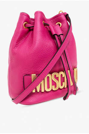 Moschino Gray & Khaki League Belt Bag