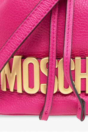 Moschino Gray & Khaki League Belt Bag