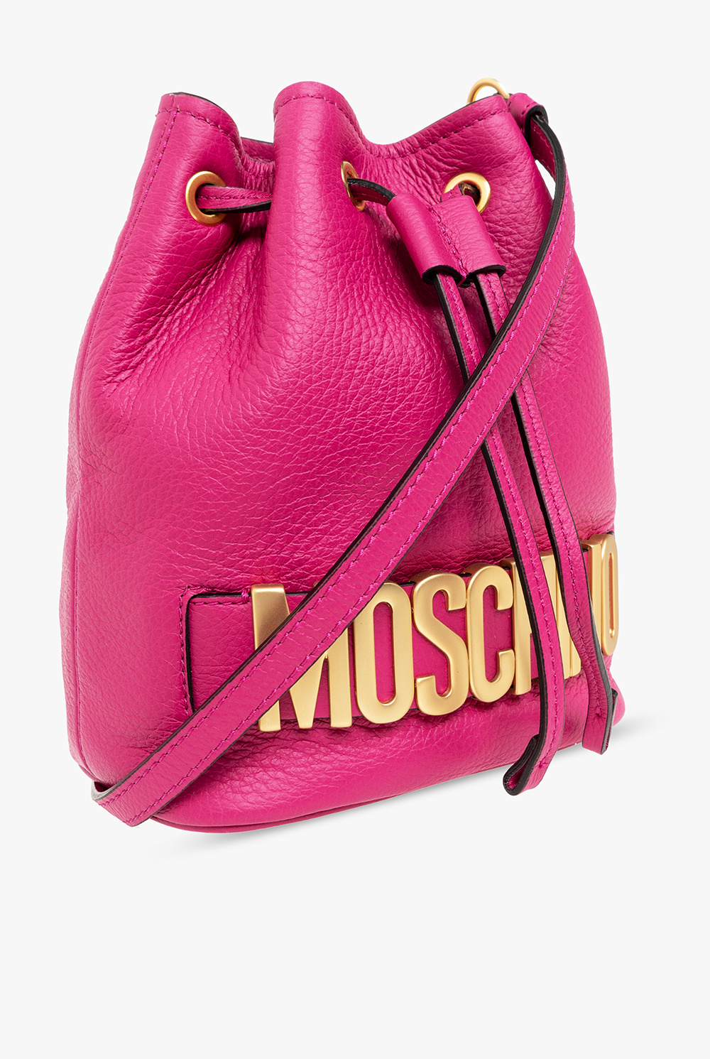 Moschino Leather bucket bag