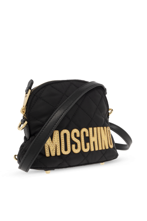Moschino Pikowana torba na ramię