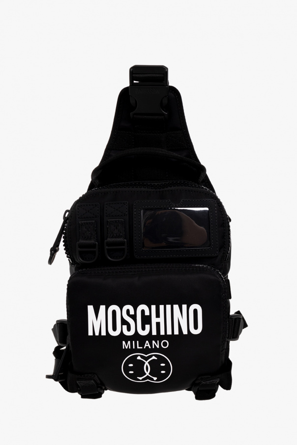 Moschino Rodeo Bag Shoulder Bag In Dark Brown Leather®