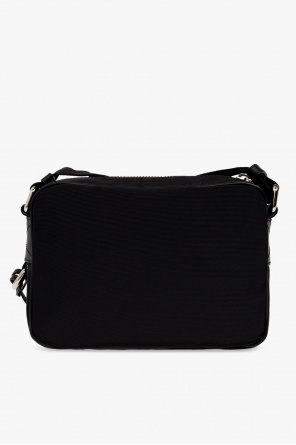 Moschino Womens Black Nylon Shoulder Bag