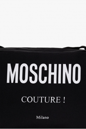 Moschino Womens Black Nylon Shoulder Bag