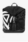 Iceberg BLACK Duffel bag with logo