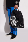 Iceberg BLACK Duffel bag with logo