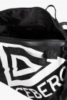 Iceberg BLACK Duffel bag with logo