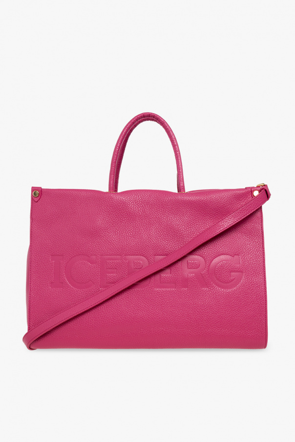 Iceberg Leather shopper bag