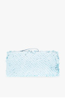 Dries Van Noten light blue Sequinned handbag