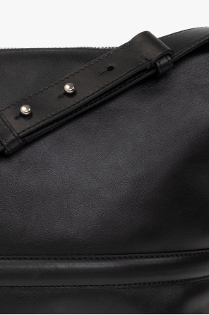Dries Van Noten Love Moschino logo-plaque satchel bag