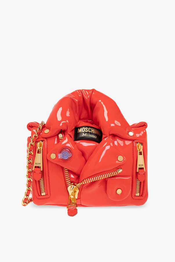 Moschino Glossy shoulder bag