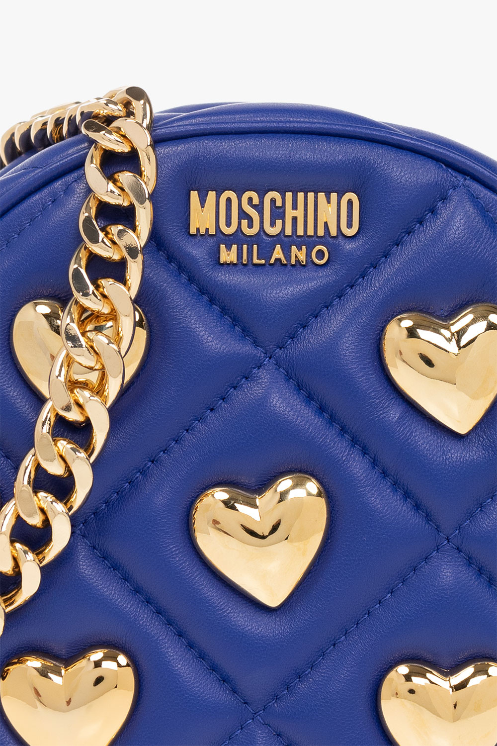 Blue Shoulder bag with logo Moschino - Vitkac France